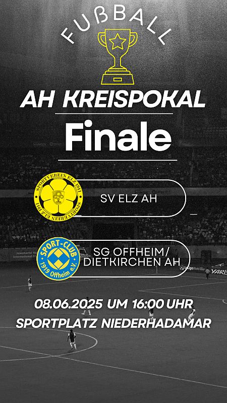 Vorbericht - SV Elz AH - SG Offheim/Dietkirchen AH