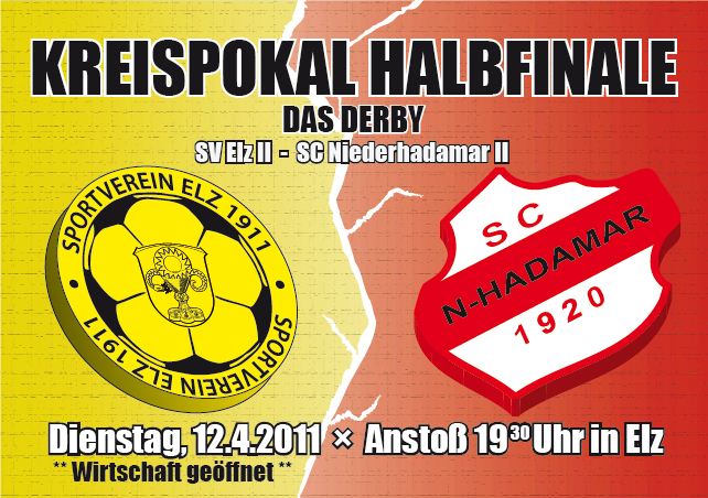 Pokalspiel: SV Elz II - SC Niederhadamar II Pokalspiel: SV Elz II - SC Niederhadamar II