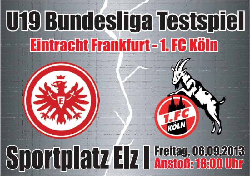 U19 Bundesliga-Testpiel Eintracht Frankfurt gegen 1. FC Köln