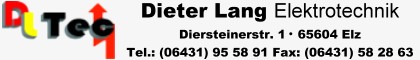 DL Tec Dieter Lang Elektrotechnik