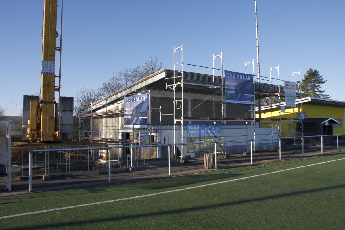 Der Rohbau ist fertiggestellt