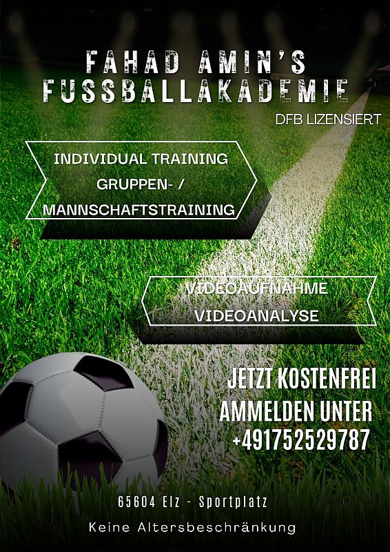 Fahad Amin's Fussballakademie - DFB lizensiert